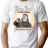 Friar Tuck Brewing Company T-Shirt - Retro Graphic Tee for Men & Women - White