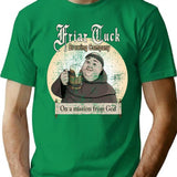 Friar Tuck Brewing Company T-Shirt - Retro Graphic Tee for Men & Women - Green