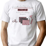 Friends Don't Let Friends Run Out Of Scrapbooking Shirt T-Shirt - White