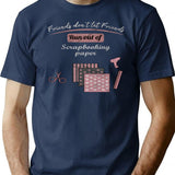 Friends Don't Let Friends Run Out Of Scrapbooking Shirt T-Shirt - Navy
