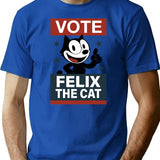 Friends Felines And Fanatics Of Fun T-Shirt - Blue
