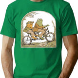 Frog And Toad Cute Ideas Gift T-Shirt - Green