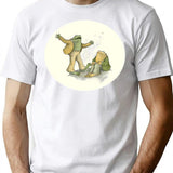 Frog And Toad (2) T-Shirt - Retro Graphic Tee for Men & Women - White