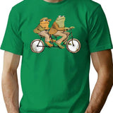 Frog And Toad T-Shirt - Retro Graphic Tee for Men & Women - Green