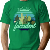 Fucculent Cactus - Cool And Cute Design T-Shirt - Green