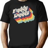 Fuddy Duddy T-Shirt - Retro Graphic Tee for Men & Women - Black