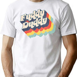 Fuddy Duddy T-Shirt - Retro Graphic Tee for Men & Women - White