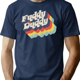 Fuddy Duddy T-Shirt - Retro Graphic Tee for Men & Women - Navy