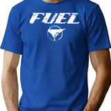 Fuel Band Mens Fashion Graphic Tees - Blue