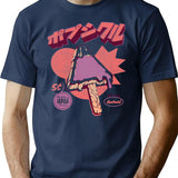 Fuji Ice Pop T-Shirt - Retro Graphic Tee for Men & Women - Navy