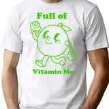 Full Of Vitamin Me Lime Vintage Design T-Shirt for Men & Women, T-Shirts Graphic Tee - White