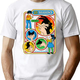 Fun With Shadows T-Shirt - Retro Graphic Tee for Men & Women - White