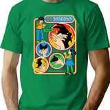 Fun With Shadows T-Shirt - Retro Graphic Tee for Men & Women - Green