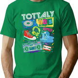 Funny 80s Retro Shirt 1980s Party Tshirt Turntable Cassette T-Shirt - Green