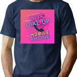 Funny 90s T-Shirt - Sarcastic Humor Graphic Tee - Navy