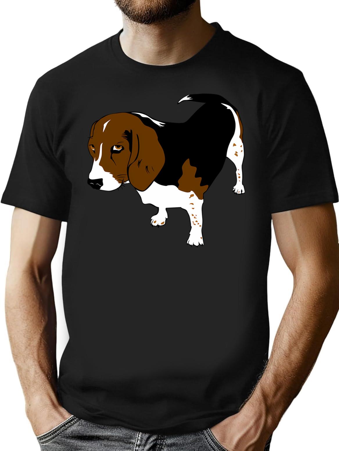 Funny Beagle Saying For Beagle Lovers T-Shirt - Black