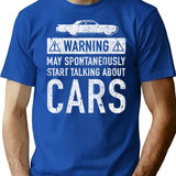 Funny Car Lover Gift - Garage Owner Car Fixer Enthusiast T-Shirt - Blue