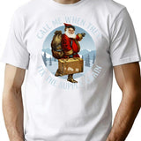Funny Christmas Santa Call Me When They Fix The Supply Chain T-Shirt for Men & Women, T-Shirts Graphic Tee - White