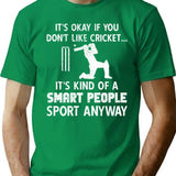 Funny Cricket Player Cricket Sport Vintage Sayings And Cricket Bat (1) T-Shirt - Green