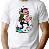 Funny Gift For Spirou Paper Vintage Photograp T-Shirt for Men & Women, T-Shirts Graphic Tee - White