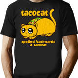 Funny - Tacocat Spelled Backwards (vintage Look) T-Shirt - Black