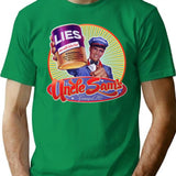 Government Lies T-Shirt - Retro Graphic Tee for Men & Women - Green