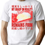 Grasp On Reality Rat T-Shirt - Retro Graphic Tee for Men & Women - White