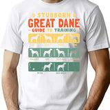 Great Dane Funny Guide To Traning T-Shirt - White
