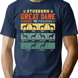 Great Dane Funny Guide To Traning T-Shirt - Navy