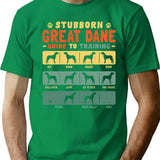 Great Dane Funny Guide To Traning T-Shirt - Green