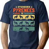 Great Pyrenees Pyr Funny Guide To Traning T-Shirt - Navy