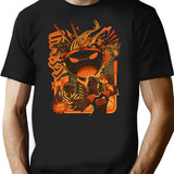 Great Ramen Attack T-Shirt - Retro Graphic Tee for Men & Women - Black