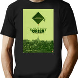 Green Is People T-Shirt - Retro Graphic Tee for Men & Women - Black