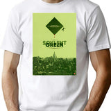 Green Is People T-Shirt - Retro Graphic Tee for Men & Women - White