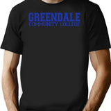 Greendale College Jersey (blue) T-Shirt - Retro Graphic Tee for Men & Women - Black