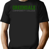 Greendale College Jersey T-Shirt - Retro Graphic Tee for Men & Women - Black