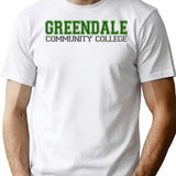 Greendale College Jersey T-Shirt - Retro Graphic Tee for Men & Women - White
