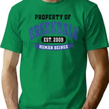 Greendale Community College Human Being Vintage Logo (1) T-Shirt - Green