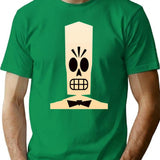 Grim T-Shirt - Retro Graphic Tee for Men & Women - Green