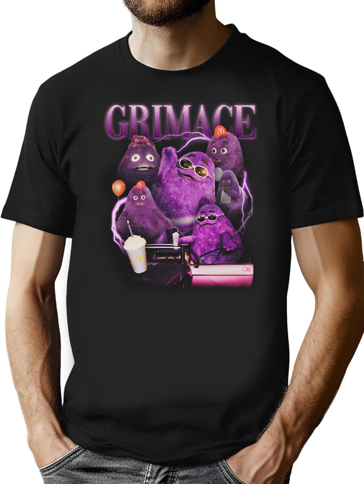 Grimace 90's Rock Vintage Inspired Shirt T-Shirt - Black