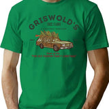 Griswold's Tree Farm T-Shirt - Retro Graphic Tee for Men & Women - Green