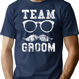 Groom Bachelor Party Team Funny Wedding Gift Idea T-Shirt - Navy