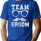 Groom Bachelor Party Team Funny Wedding Gift Idea T-Shirt - Blue