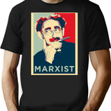 Groucho Marxist (hope Parody) T-Shirt - Retro Graphic Tee for Men & Women - Black