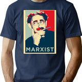 Groucho Marxist (hope Parody) T-Shirt - Retro Graphic Tee for Men & Women - Navy