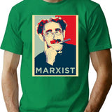 Groucho Marxist (hope Parody) T-Shirt - Retro Graphic Tee for Men & Women - Green