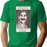 Groucho Resigns T-Shirt - Retro Graphic Tee for Men & Women - Green