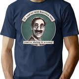 Groucho V5 - If You're Not Having Fun T-Shirt - Navy