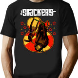 Guitar Monkey Man T-Shirt - Retro Graphic Tee for Men & Women - Black