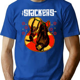 Guitar Monkey Man T-Shirt - Retro Graphic Tee for Men & Women - Blue